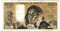 France 500 Francs Pascal, U.30, Fayette:71.9, KM:156b -