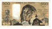 France 500 Francs Pascal, H.36, Fayette:71.10, KM:156b -