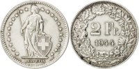 Switzerland 2 Francs Coin, Bern, Silver, KM:21 -