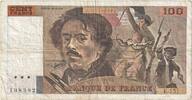France 100 Francs Delacroix, E.151, Fayette:69bis.2a, KM:154e -