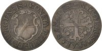 SWISS CANTONS 2 Kreuzer Coin, FREIBURG, Billon, KM:47 -