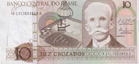 Brazil 10 Cruzados Banknote, Undated (1986), KM:209b -