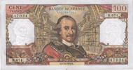 France 100 Francs Corneille, B.674, Fayette:65.40, KM:149d -