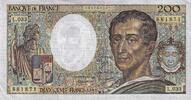 France 200 Francs Montesquieu, L.033, Fayette:70.05, KM:155a -