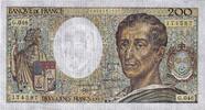 France 200 Francs Montesquieu, G.046, Fayette:70.07, KM:155b -