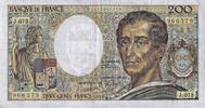 France 200 Francs Montesquieu, J.073, Fayette:70.09, KM:155c -