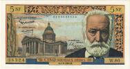 France 5 Nouveaux Francs Victor Hugo, W.80, Fayette:56.11 -