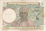 French West Africa 5 Francs 1942-06-15, KM:25 -