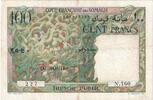 French Somaliland 100 Francs KM:26a -