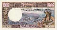 New Hebrides 100 Francs NOUVELLES HEBRIDES, KM:18c -