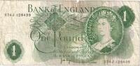 Great Britain 1 Pound KM:374g -