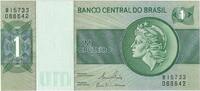 Brazil 1 Cruzeiro Undated (1980), KM:191Ac -