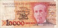 Brazil 10 Cruzados Novos on 10,000 Cruzados Undated (1989), KM:218a -