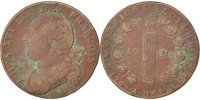 France 12 Deniers Coin, 12 deniers françois, Lyon, Bronze -