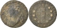 France 12 Deniers Coin, 12 deniers françois, Paris, Bronze -