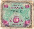 France 10 Francs Flag/France, SÉRIE 1944 -