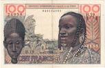 French West Africa 100 Francs 1956-10-23 -