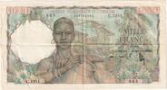 French West Africa 1000 Francs 1951-10-02 -