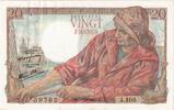 France 20 Francs Pêcheur, 1943-10-07, J.105 -