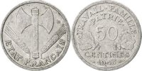 France 50 Centimes Coin, Bazor, Aluminum, KM:914.1 -