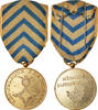 France Medal Commémorative d'Afrique du Nord, Excellent Quality, Gilt Bronze -
