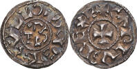 France Denier Coin, Charles le Chauve, Melle, Silver -