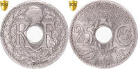 France 25 Centimes Coin, Lindauer, Paris, Cmes souligné, PCGS -