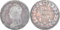 France 5 Centimes Coin, Dupré, Paris, Copper, Gadoury:126 -