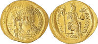 Solidus Justin II, Constantinople, Gold, Sear:344 -