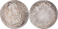 France Écu au bandeau Coin, Louis XV, Perpignan, Silver -