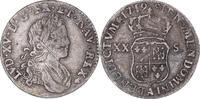 France 1/6 Écu (XX-S) de France-Navarre Coin, Louis XV, Paris -