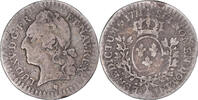France 1/20 Écu à la vieille tête Coin, Louis XV, Paris -