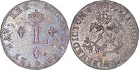 France 2 Sols Coin, Louis XV, Paris, Billon, KM:500.1 -