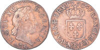 France 1/2 Sol à la vieille tête Coin, Louis XV, Besançon -