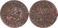 France Double tournois du Dauphiné Coin, Henri IV, Grenoble -