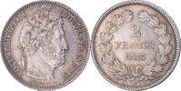 France 2 Francs Coin, Charles X, Paris, Silver, KM:743.1 -