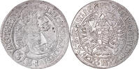 Austria 3 Kreuzer Coin, Leopold I, Breslau, Silver, KM:1169 -