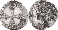 France 1/8 Ecu Coin, Henri III, Billon, Gadoury:485 -