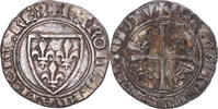France Blanc Guénar Coin, Charles VI, Romans, 2nd issue -