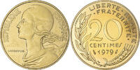 France 20 Centimes Coin, Marianne, Paris, série FDC -