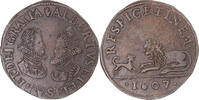 Spanish Netherlands betaalpenning Albert & Isabelle, RESPICE FINEM -