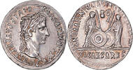 Denarius Coin, Augustus, Lugdunum, Silver, Cohen:42 -