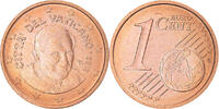VATICAN CITY Euro Cent Pape Benoit XVI, Rome, Copper Plated -