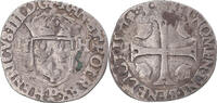 France Douzain aux deux H Coin, Henri III, Dijon, Silver -