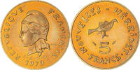 New Hebrides 5 Francs Coin, Paris, Piéfort, Aluminum-Bronze -