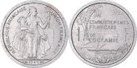 FRENCH OCEANIA Franc Coin, Paris, Aluminum, KM:2 -