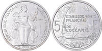 FRENCH OCEANIA 5 Francs Coin, Paris, ESSAI, Aluminum, KM:E10 -