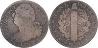 France 2 sols François Coin, Louis XVI, Paris -