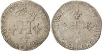 France Double Sol Parisis Coin, Lyons, Billon, Sombart:4472 -
