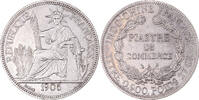 FRENCH INDO-CHINA Piastre Coin, Paris, Silver, KM:5a.1 -